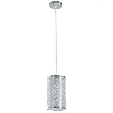 Lamp. Colgante 1l Satin Chrome