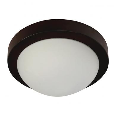 Lamp. Techo Redonda 1l Darkbrown