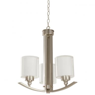 Lamp. Colgante 3l Satin Nickel