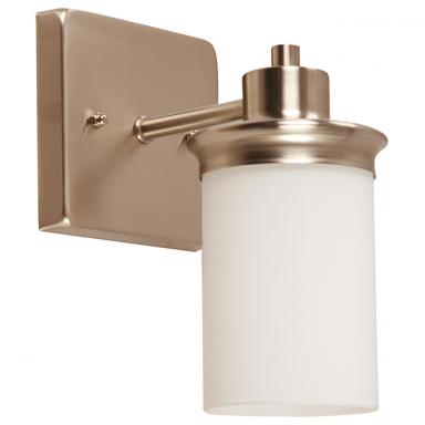 Lamp. Pared 1l Satin Nickel