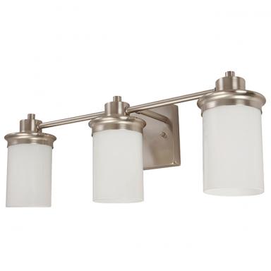 Lamp. Pared Satin Nickel 3l