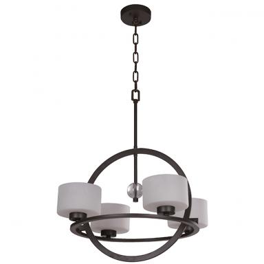 Lamp. Colgante 4l Dark Brown