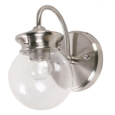 Lamp. Pared Niquel Satin 1l 40w