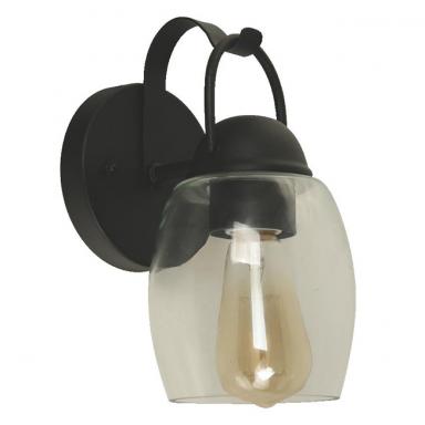 Lamp. Pared Negro 1l E27 40w