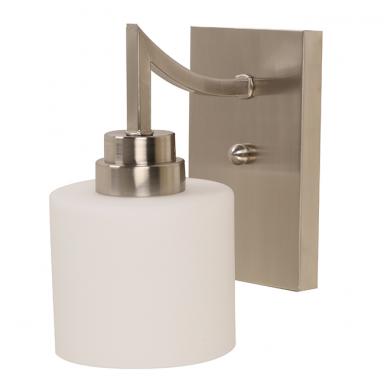 Lamp. Pared Niquel Satin 1l E27