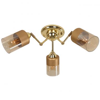 Lamp. Techo Bronce 3l E27 40w