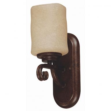 Lampara Pared Marron 1l