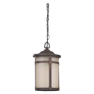 Lamp. Techo 1l Sand Br Finish