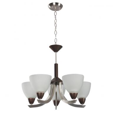 Lamp. Techo 5l Satin Dark Brown