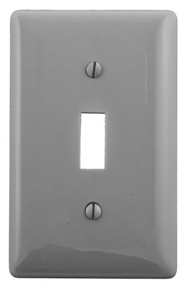 Tapa Switch Sencillo Gris