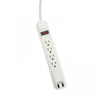 Surge Brd 4 Outlet Wht