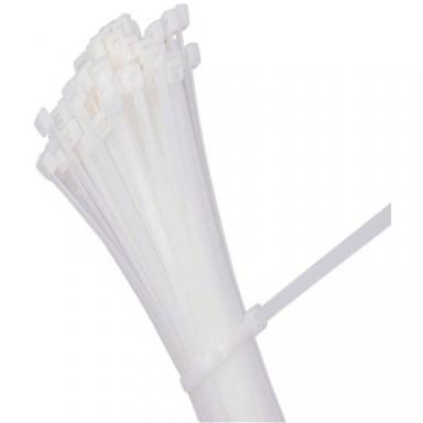 Cable Tie 8"75# Wht 100pk