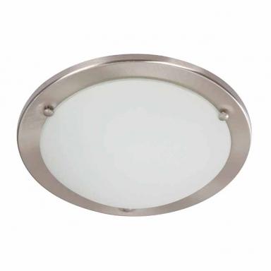 Lamp. Techo 1l Satin Nickel