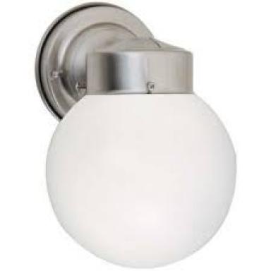 Lamp. Pared Niquel Satin 1l E27