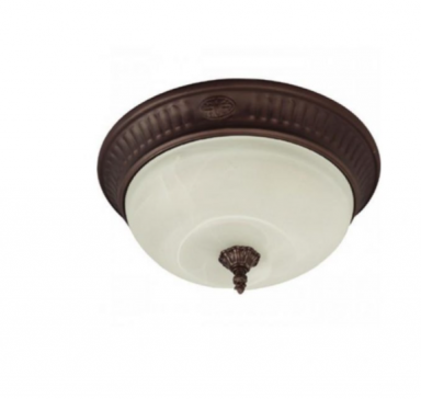 Lamp. Techo Bronce 3l E27 60w