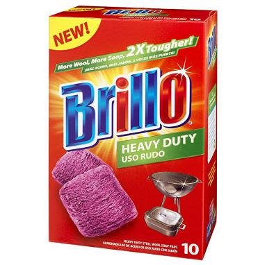 Esponja Brillo 4pk Rojo