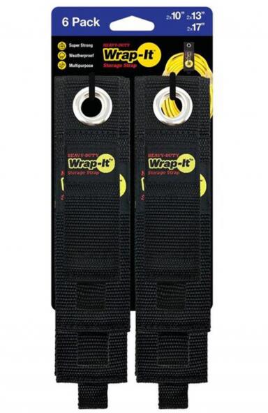 Storage Strap Asst 6pk Velcro