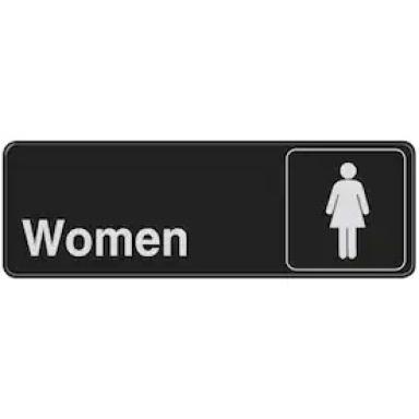 Sign Women 3x9 Plastico