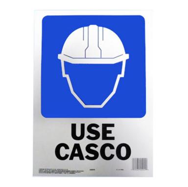 Sign Use Casco 10x14