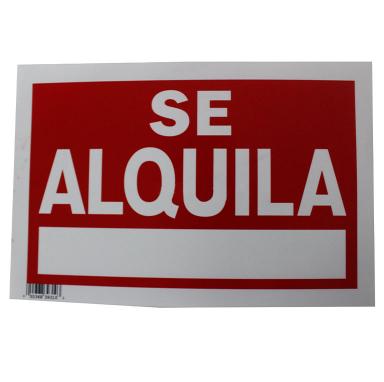 Rotulo Plastico "se Alquila"