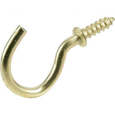 Cup Hooks Brass 1/2 30