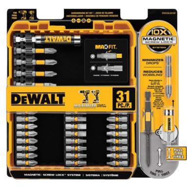 Screwdriving Bit Set 31pc Dewalt