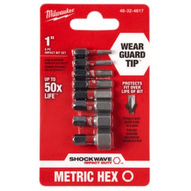 Hex Ins Bit Set 1"8p Met