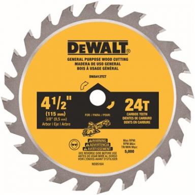 Disco 4-1/2" 24t Dewalt