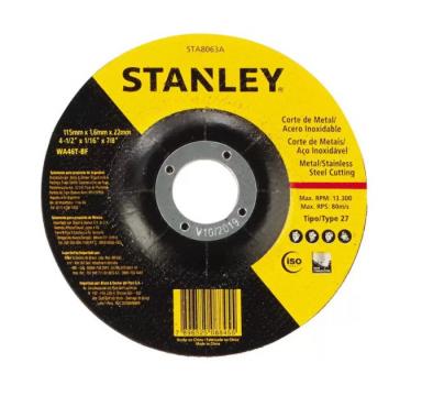 Disco 4-1/2" C/m Stanley Conico