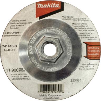 Disco 4-1/2" 1/4" P/m C/t Makita