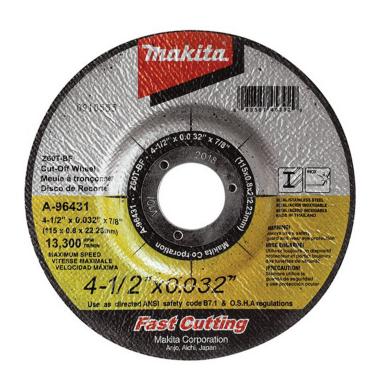 Disco 4-1/2" C/m Con .032 Makita