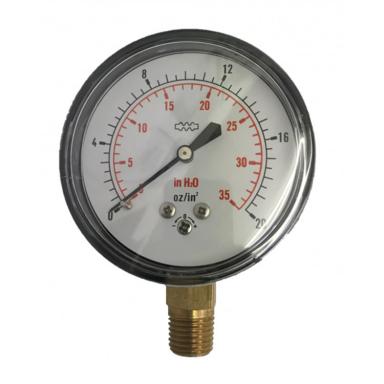 RELOJ PRES. GAS 2.5"x4K #