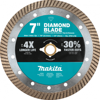 Disco 7" Makita C/cemento Turbo