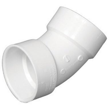 Codo 1-1/2" 45 Pvc San. Dwv