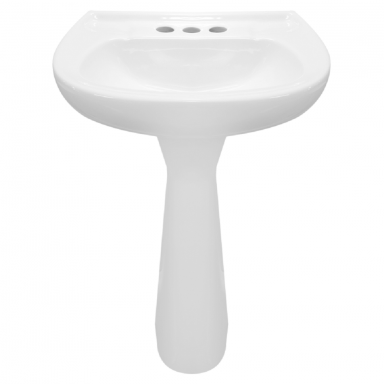 Lavabo Y Pedestal Jazmin Jr Bl