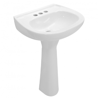 Lavabo Y Pedestal Jazmin Blanco