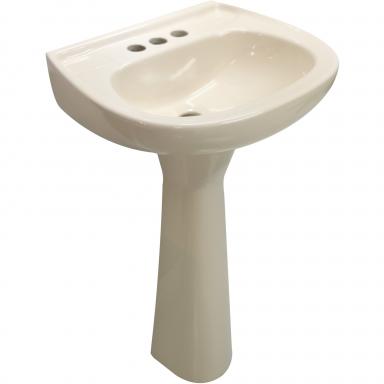 Lavabo Y Pedestal Jazmin Jr Bone