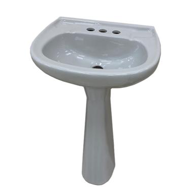 Lavabo Y Pedestal Jazmin Gris