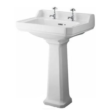 Lavabo Y Ped. Mini Victoriano Bl