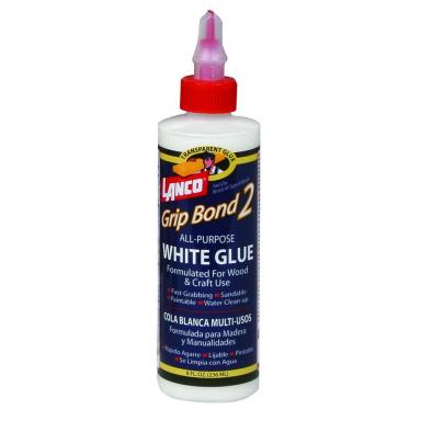 WHITE GLUE LANCO 8oz GRIP BOND 2