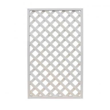 Panel Lattice Pvc 3 X 3 Blanco