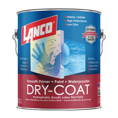 Dry Coat Flat Wht Pastel Lanco