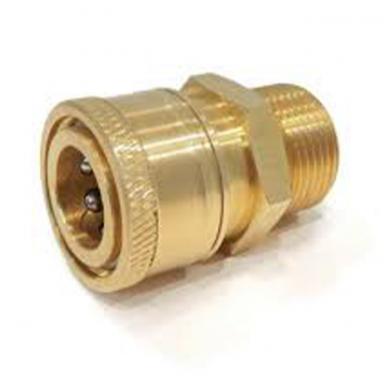 Male Quick Coupler 3/8" Brass