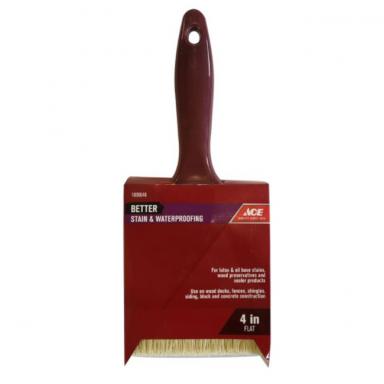 Ace Stain Brush Flat 4"