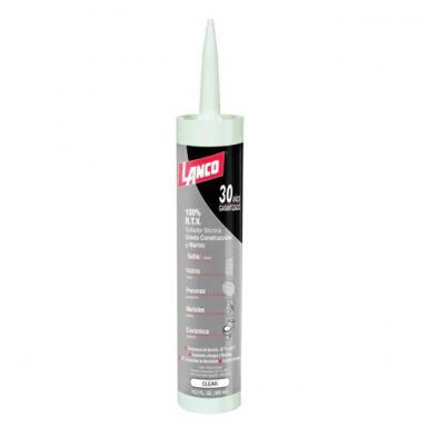 SILICONE CLEAR 10.3oz LANCO