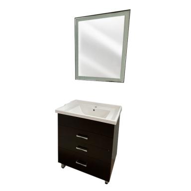 Set Vanity Pvc Piso 9766 Wenge