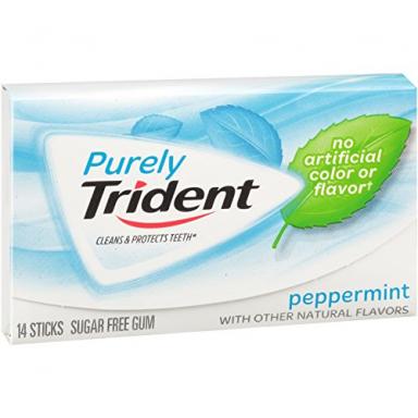 Chicle Trident White Peppermint