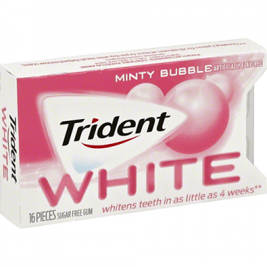 Chicle Trident White W/green