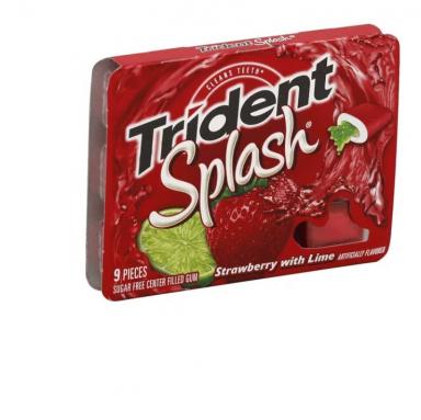 Chicle Trident Splash Straw/lime