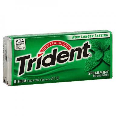 Chicle Trident  Spearmint